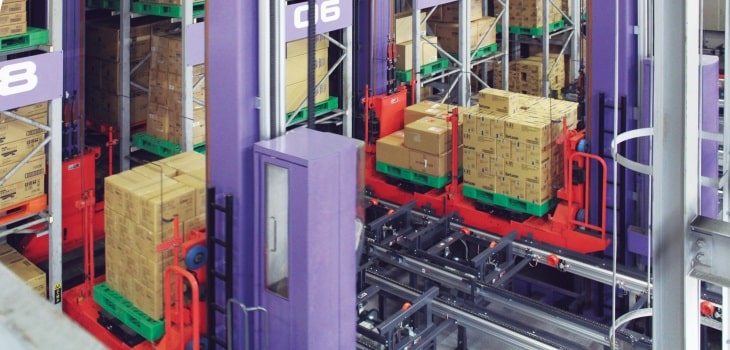 自动算法西日物流中心